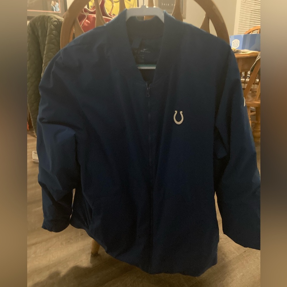 Colts nike XL bomber jacket